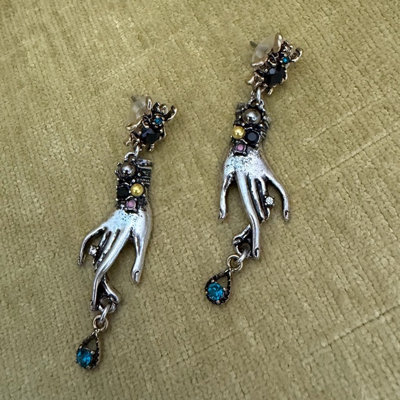 Jewelry - Elegant Silver and Gold Handcrafted Earrings